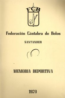 Memoria de Actividades 1970