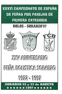 Cpto. de España 1ª Par. Bolo Palma 1997