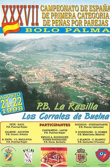 Cpto. de España 1ª Par. Bolo Palma 1998