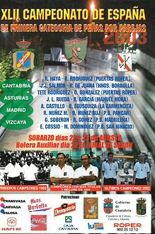 Cpto. de España 1ª Par. – Bolo Palma 2013