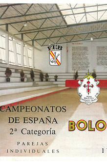 Cpto. de España 2ª Ind. y Par. Bolo Palma 1984