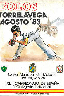 Cpto. de España 1ª Ind. Bolo Palma 1983