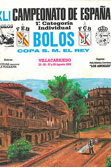 Cpto. de España 1ª Ind. Bolo Palma 1982
