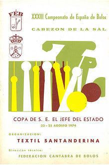 Cpto. de España 1ª Ind. Bolo Palma 1974