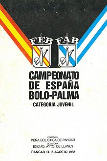 Cpto. de España Juvenil – Bolo Palma 1982