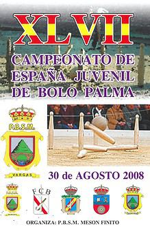 Cpto. España Juvenil – Bolo Palma 2008
