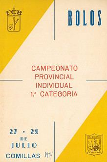 Cpto. Regional 1ª Ind. – Bolo Palma 1974