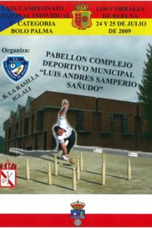Cpto. Regional 1ª Bolo Palma 2009