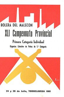 Cpto. Regional 1ª Ind. – Bolo Palma 1981