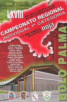 Cpto. Regional 1ª Ind. Bolo Palma 2008