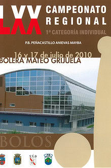 Cpto. Regional 1ª Ind. Bolo Palma 2010