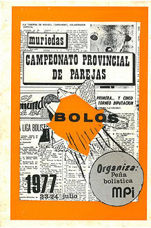 Cpto. Regional 1ª Parejas Bolo Palma 1977