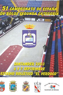 Cpto. Regional 2ª Ind. Bolo Palma 2003