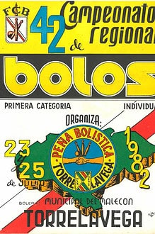 Cpto. Regional Bolo Palma 1982