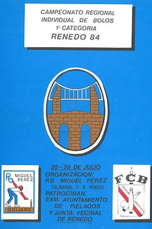 Cpto. Regional Bolo Palma 1984