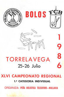 Cpto. Regional Bolo Palma 1986