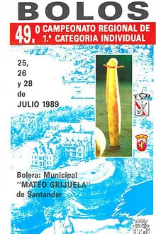 Cpto. Regional 1ª Bolo Palma 1989
