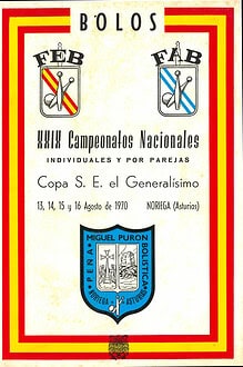Cptos. Nacionales Bolo Palma 1970