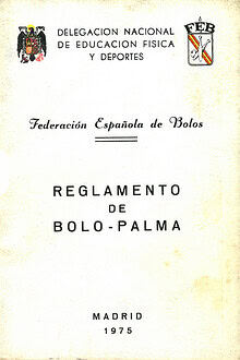 Reglamento de Bolo Palma FEB 1975