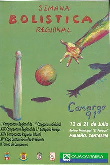 Semana Bolística Regional 1991