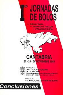 Primeras Jornadas de Bolos. Conclusiones